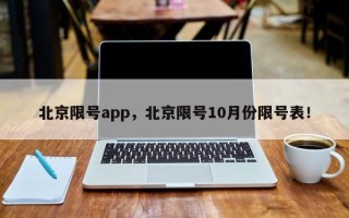 北京限号app，北京限号10月份限号表！