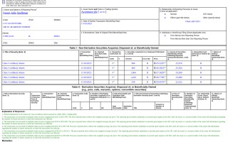 埃森哲(ACN.US)高管售出4,432普通股股份，价值约140.75万美元