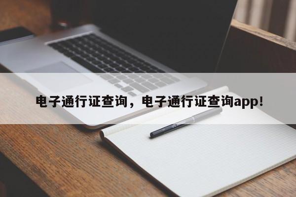 电子通行证查询，电子通行证查询app！-第1张图片-沐栀生活网