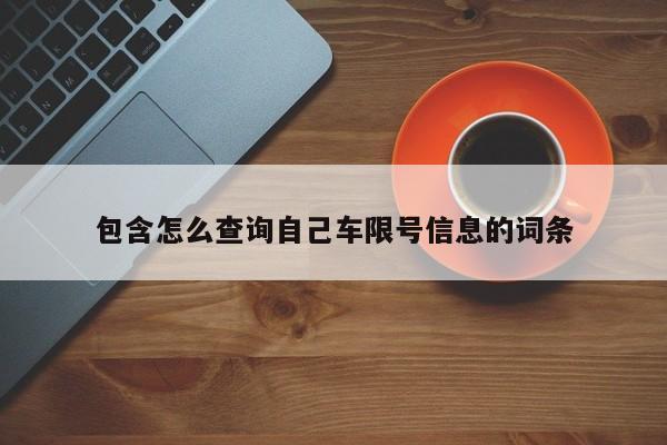 包含怎么查询自己车限号信息的词条-第1张图片-沐栀生活网