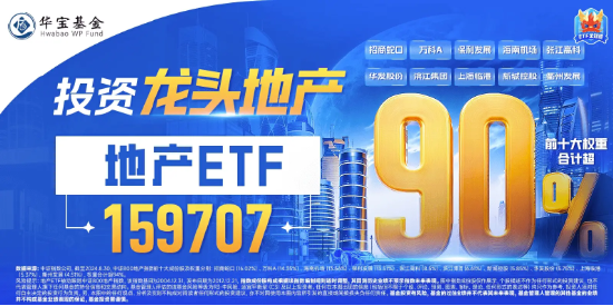 万科A领涨超3%，地产ETF（159707）拉升1.46%，冲击四连阳！市场逐步改善预期有望助力行业回稳-第2张图片-沐栀生活网