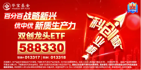 创业板+科创板携手豪涨4%，展现高弹性魅力！双创龙头ETF（588330）盘中猛拉4．36%，新能源、半导体集体大涨-第2张图片-沐栀生活网