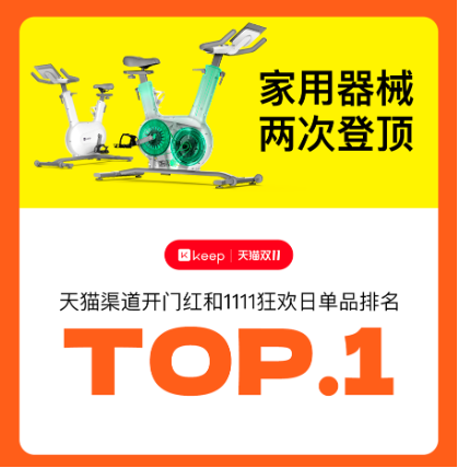 2024Keep双11战报：智能穿戴同比增25.2%，瑜伽垫等多产品稳居TOP1-第4张图片-沐栀生活网