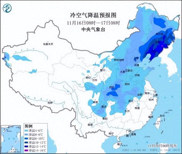 冷冷冷！大风＋降温都来了！全国冰冻线进程图出炉，这些地方雨雪天气持续在线-第1张图片-沐栀生活网