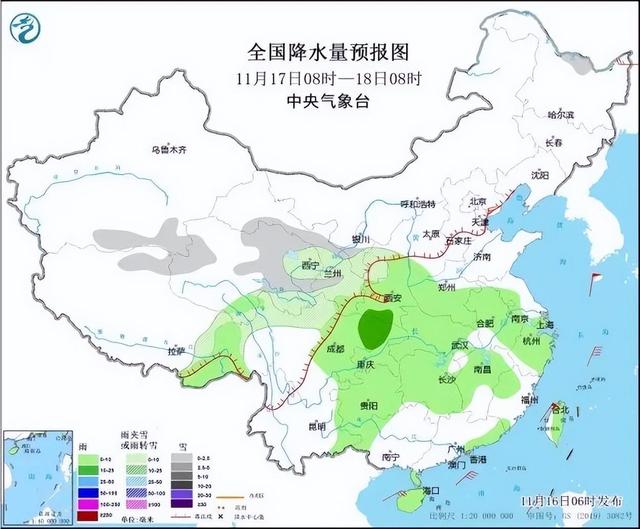 冷冷冷！大风＋降温都来了！全国冰冻线进程图出炉，这些地方雨雪天气持续在线-第3张图片-沐栀生活网