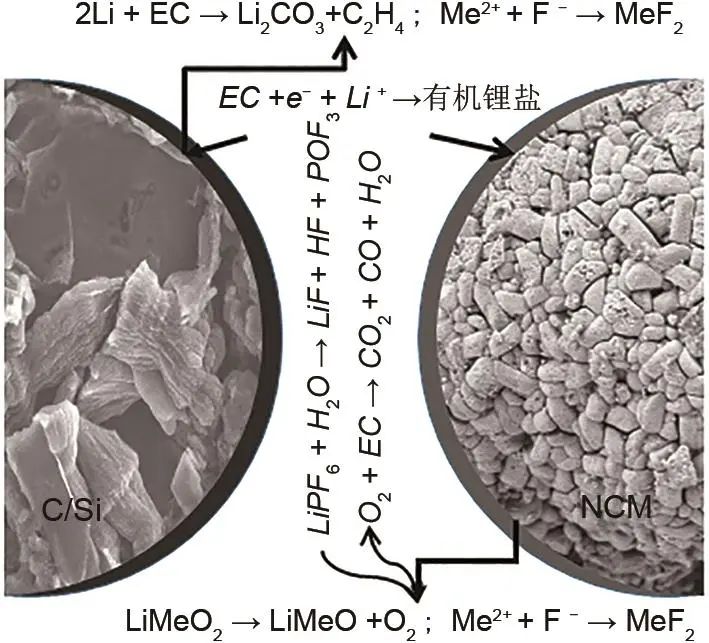 《储能科学与技术》推荐|胡文豪 等：高镍/碳硅三元锂离子电池循环老化机理研究-第14张图片-沐栀生活网