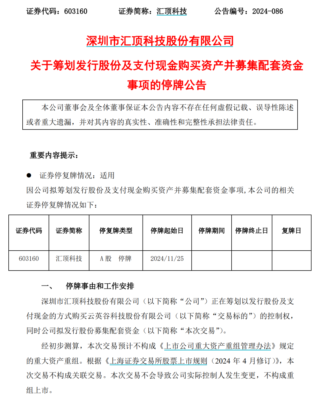 停牌！370亿芯片公司汇顶科技，宣布大收购-第2张图片-沐栀生活网